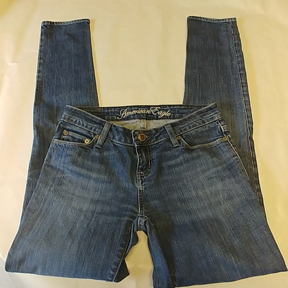 American Eagle Skinny Jeans Medium-Dark Wash Sz. 4 Regular